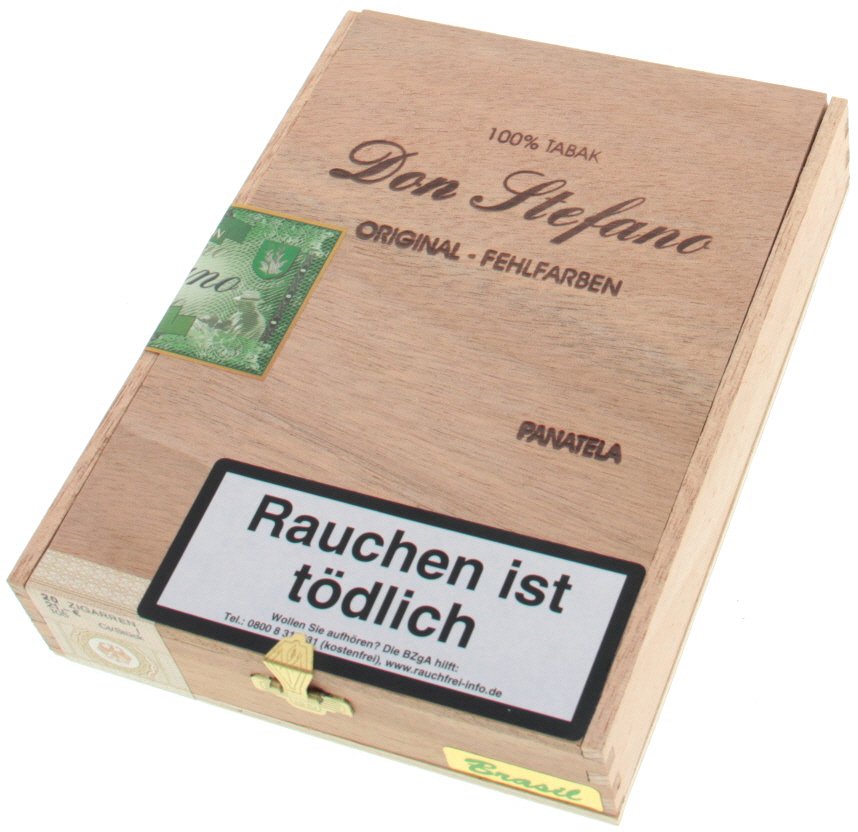 Don Stefano Original Fehlfarben Panatela Dezent Brasil 20er