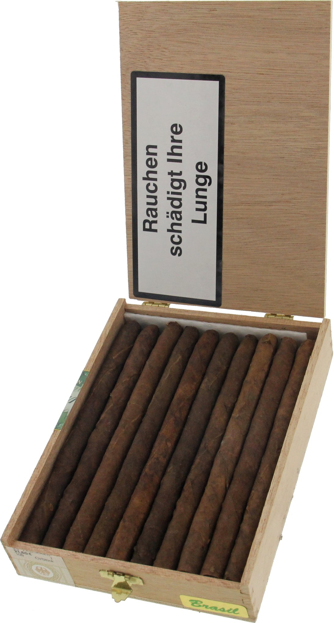 Don Stefano Original Fehlfarben Panatela Dezent Brasil Kiste offen