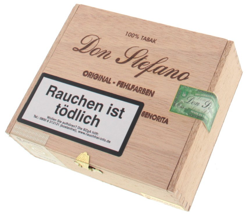 Don Stefano Original Fehlfarben Senorita Sumatra 40er