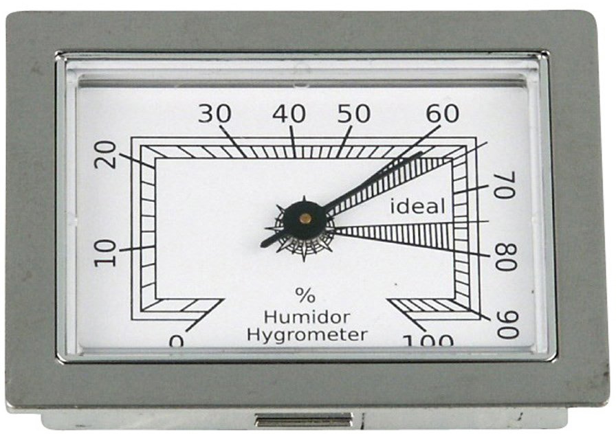 Classic Hygrometer chrom rechteckig (596161)