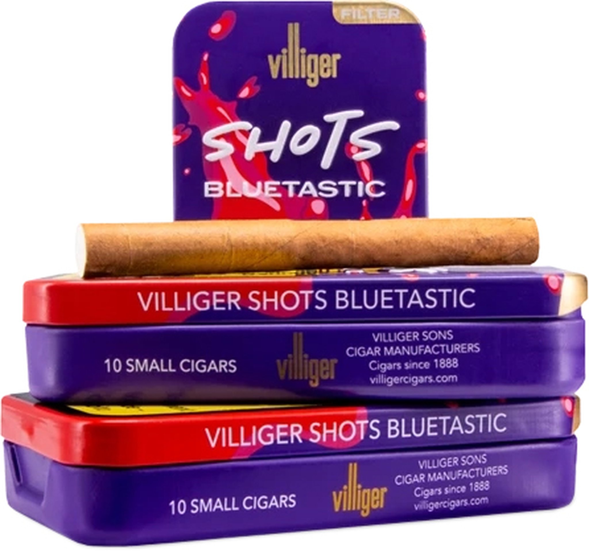 Shots Bluetastic Stapel