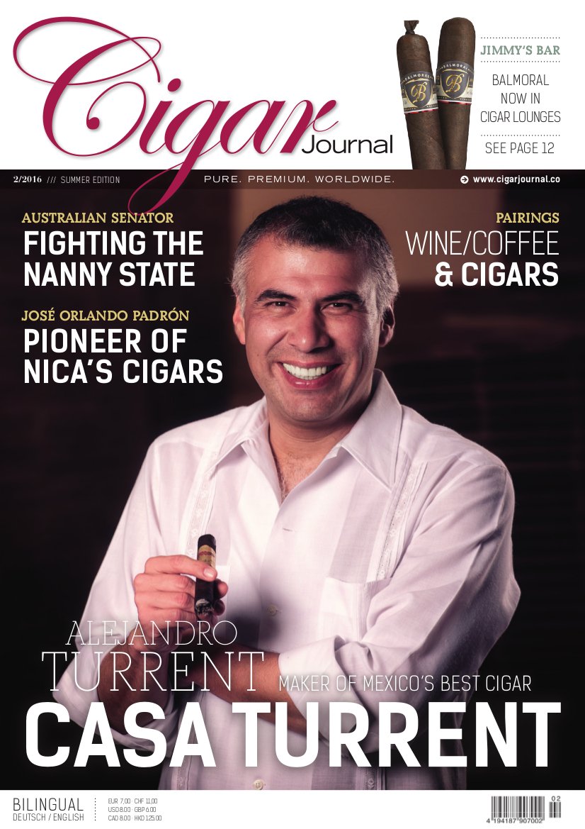 Cigar Journal Ausgabe 02/2016 (Alejandro Turrent)