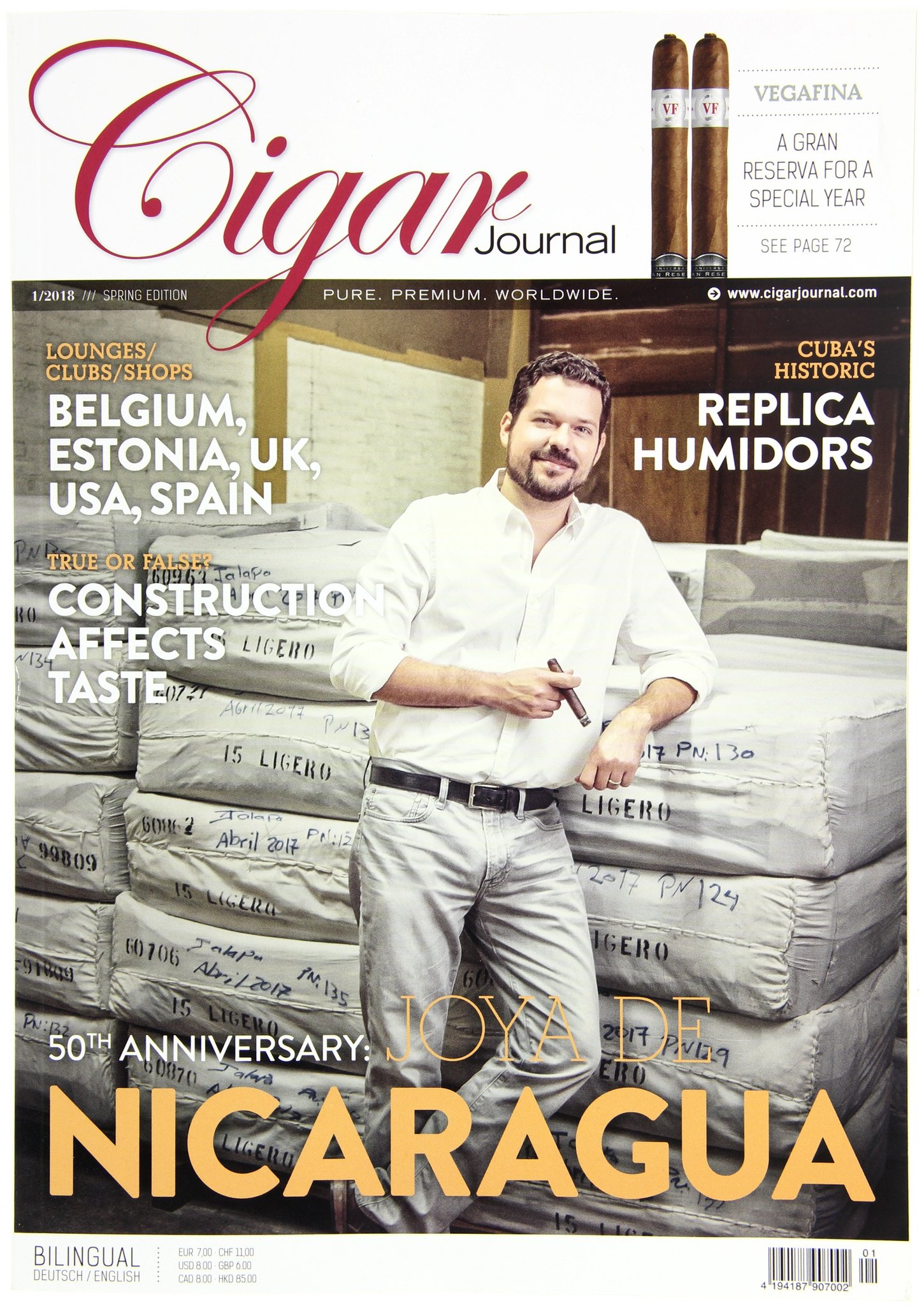Cigar Journal Ausgabe 01/2018 (Joya de Nicaragua)