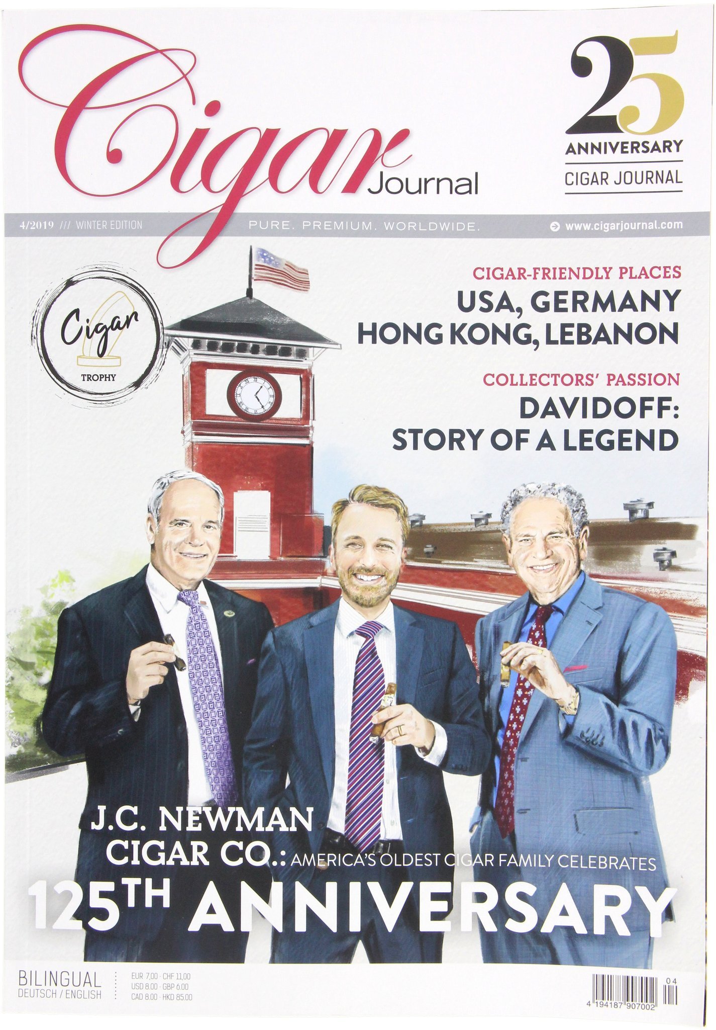 Cigar Journal Ausgabe 04/2019 (125 Jahre J.C. NEWMAN CIGAR CO.)
