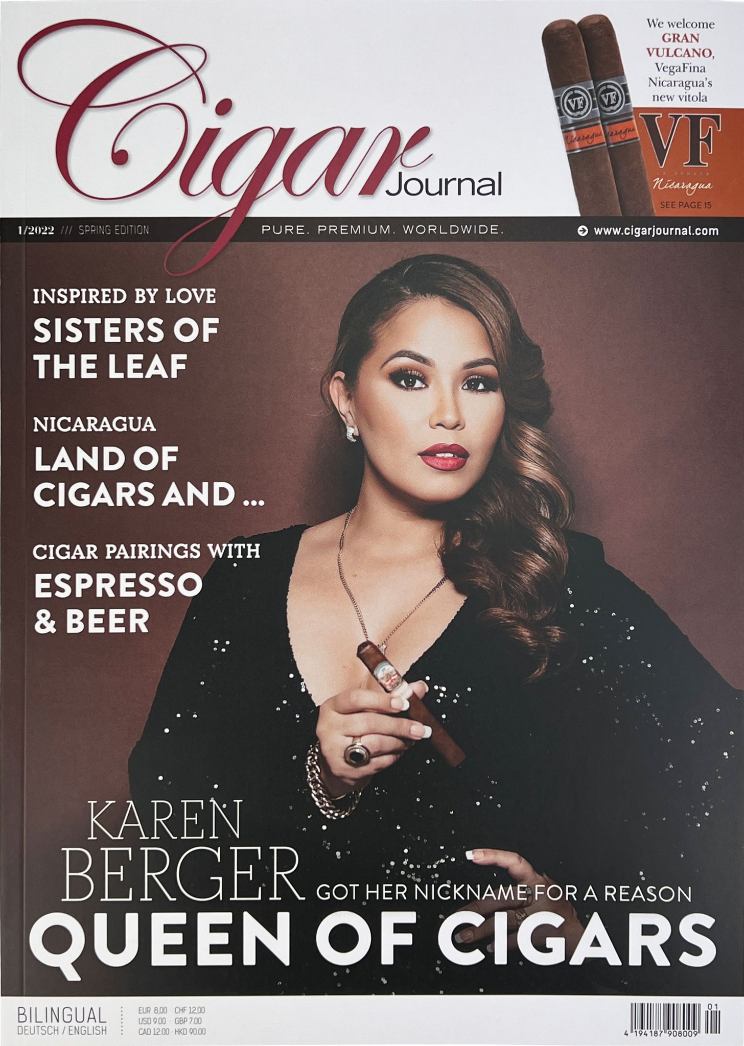 Cigar Journal Ausgabe 01/2022 (Karen Berger - Queen of Cigars)