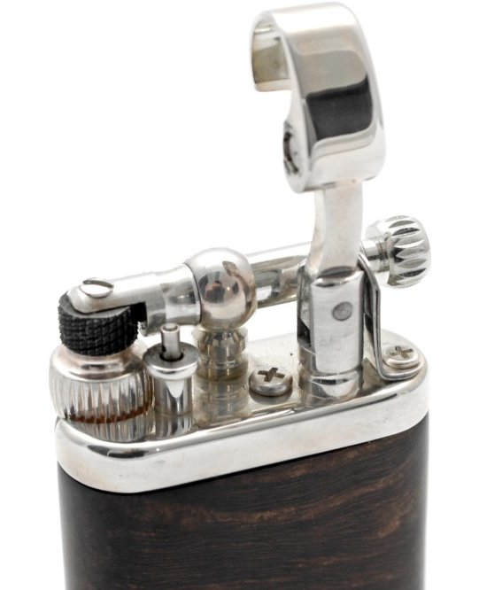 Corona Old Boy Classic (64-4005) Verchromtes Messing/ brauner Bruyeremantel offen