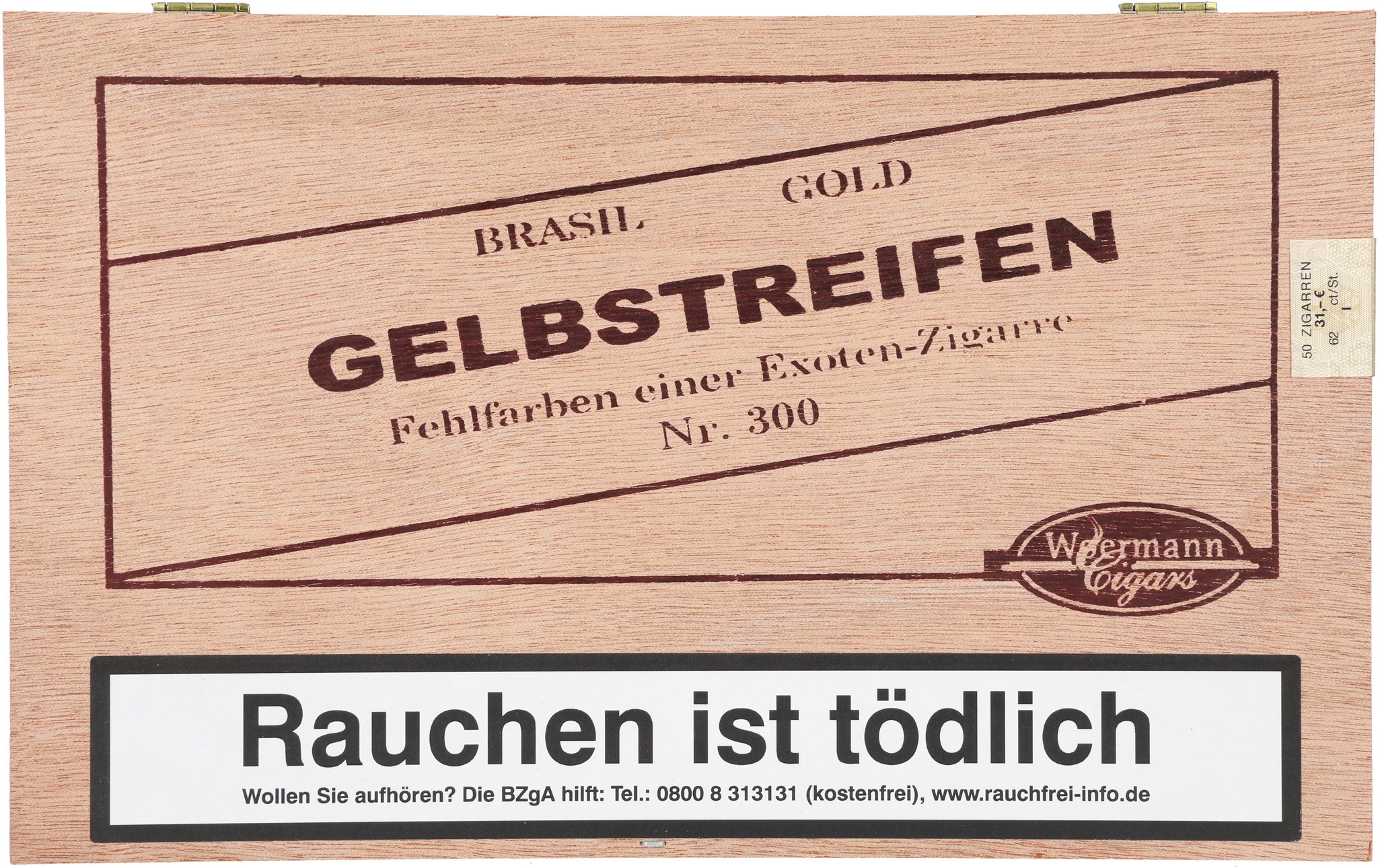 Gelbstreifen Nr. 300 Kiste frontal