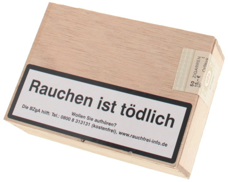 Woermann Cigars Exclusive Spezialitäten Blanco Sumatra 50er