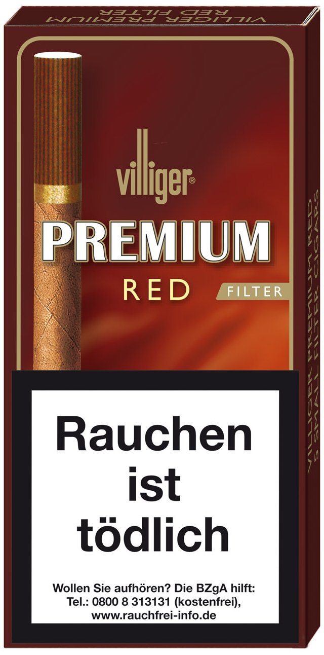 Villiger Premium Cigarillos Red Filter (ehemals Vanilla) 5er