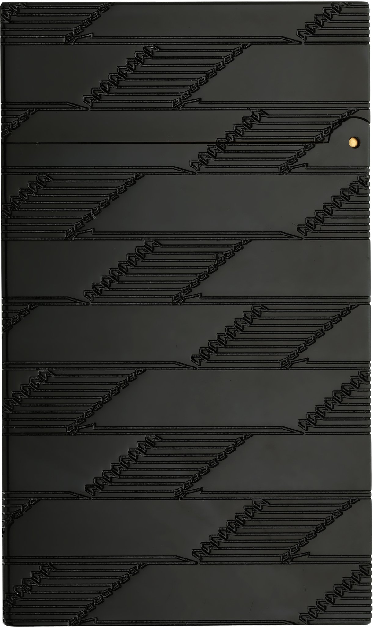 Cling 1872 schwarz Monogramm back