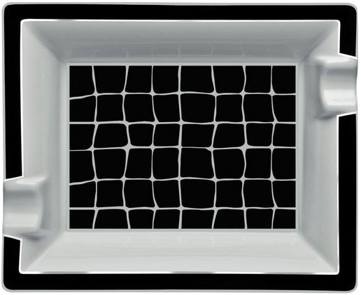 S.T. Dupont Aschenbecher Crocodile Limoges Porcelain Ashtray (006032)