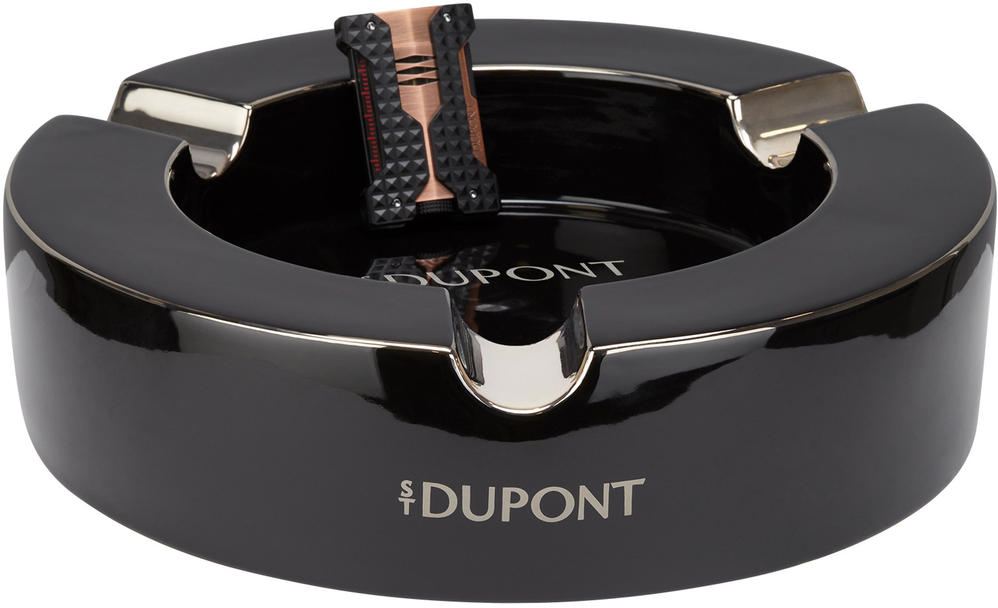 S.T. Dupont Aschenbecher XL Black Silver (006727)