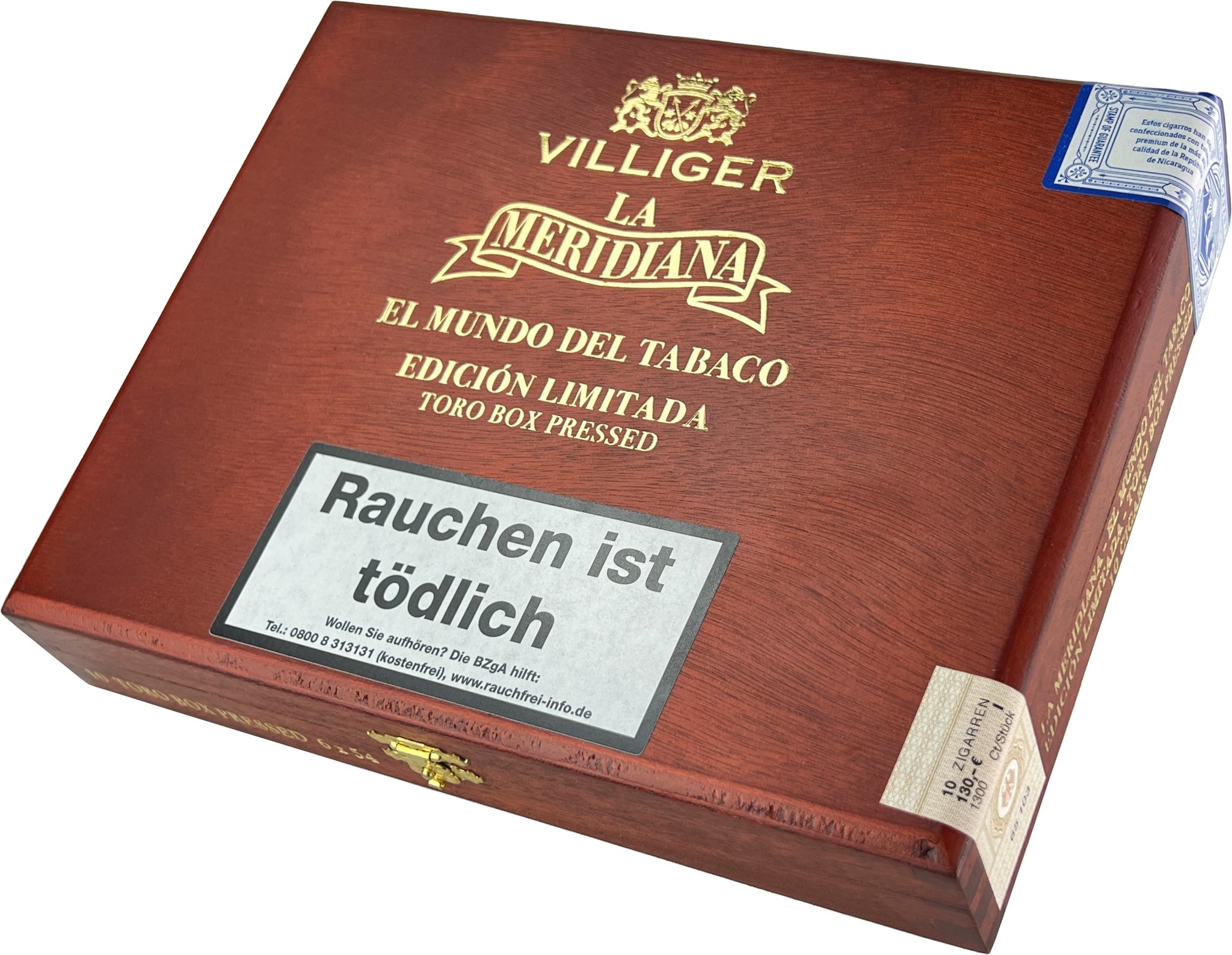 Villiger La Meridiana Edicion Limitada Toro boxpressed Kiste