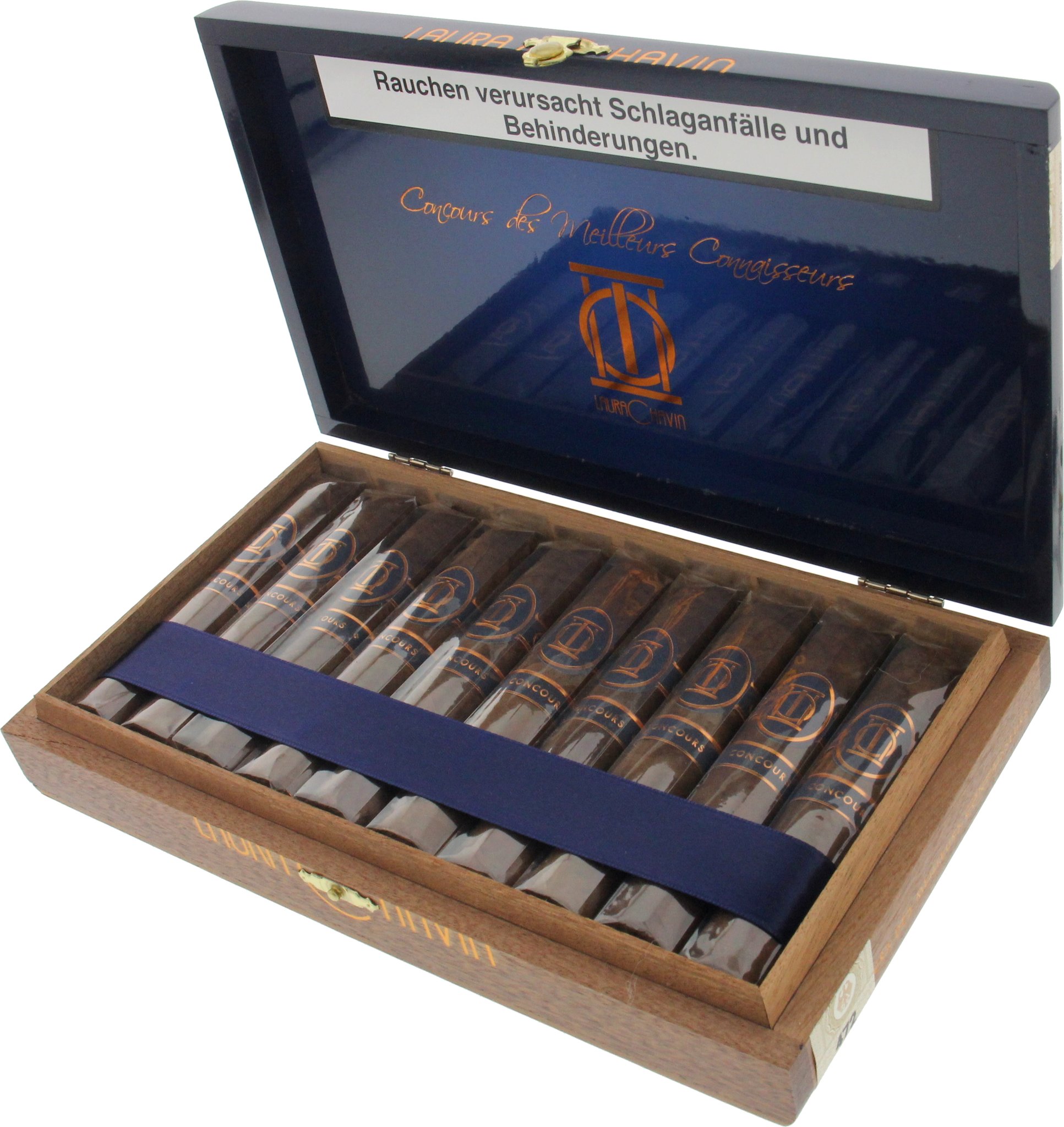 Laura Chavin Concours des meilleurs Connaisseurs Robusto Kiste offen