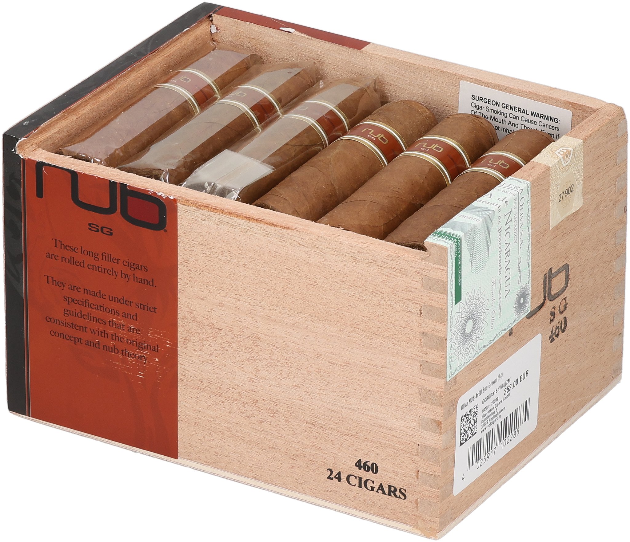 Oliva NUB Sun Grown 460_Kiste