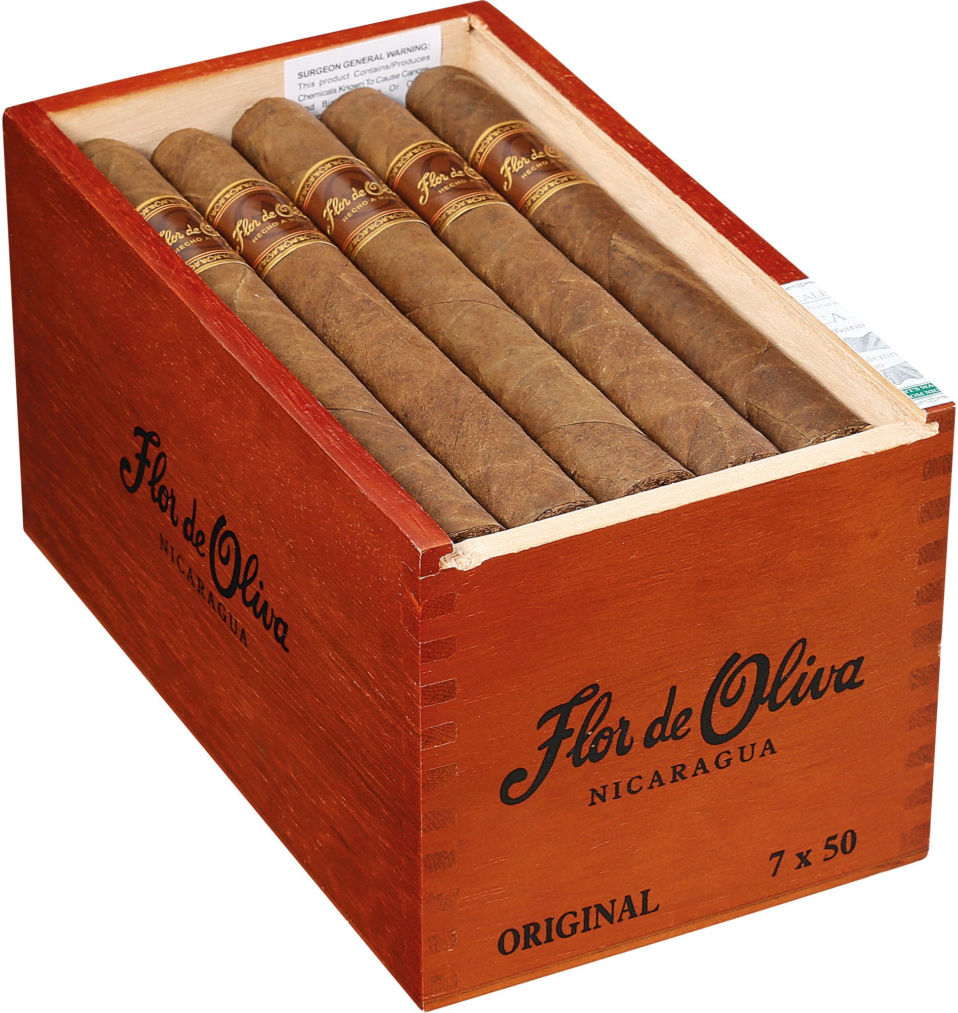 Oliva Flor de Oliva Original Churchill (7 x 50) Kiste offen