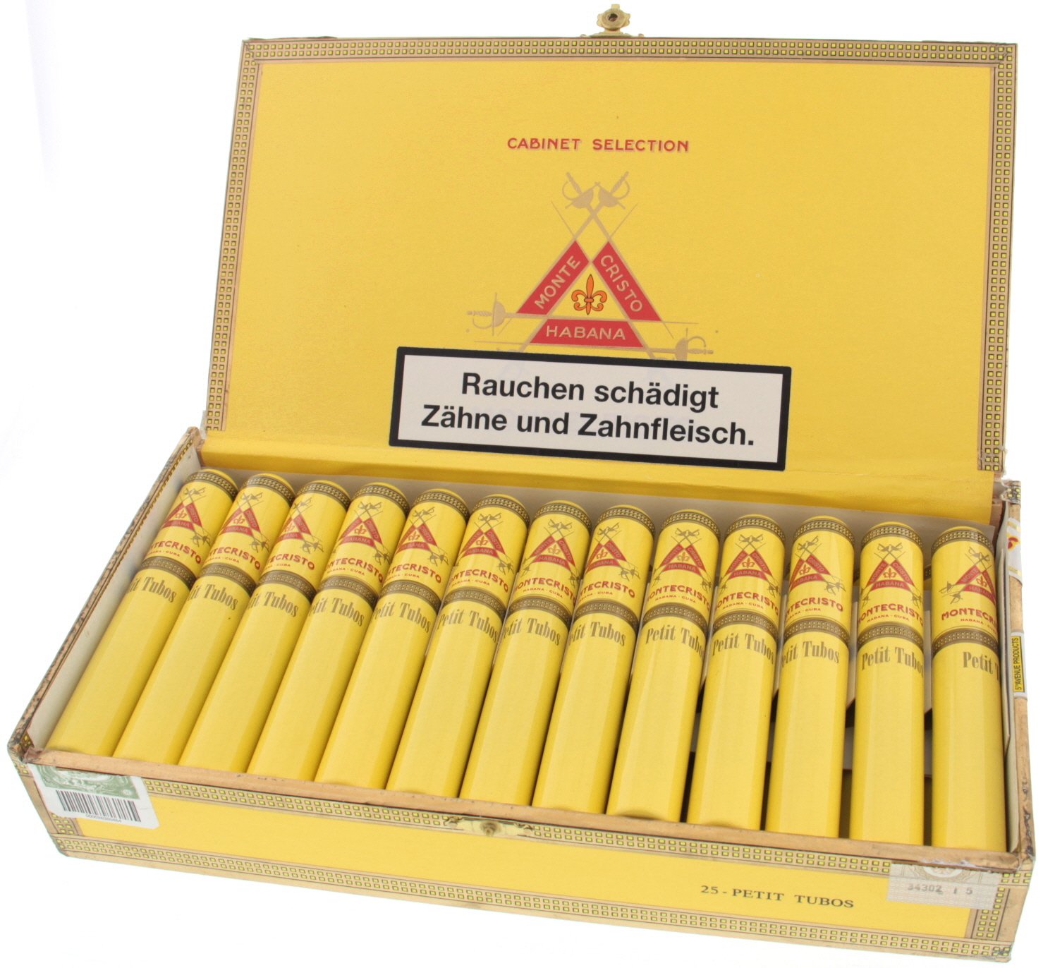 Montecristo Petit Tubos AT 25er offen