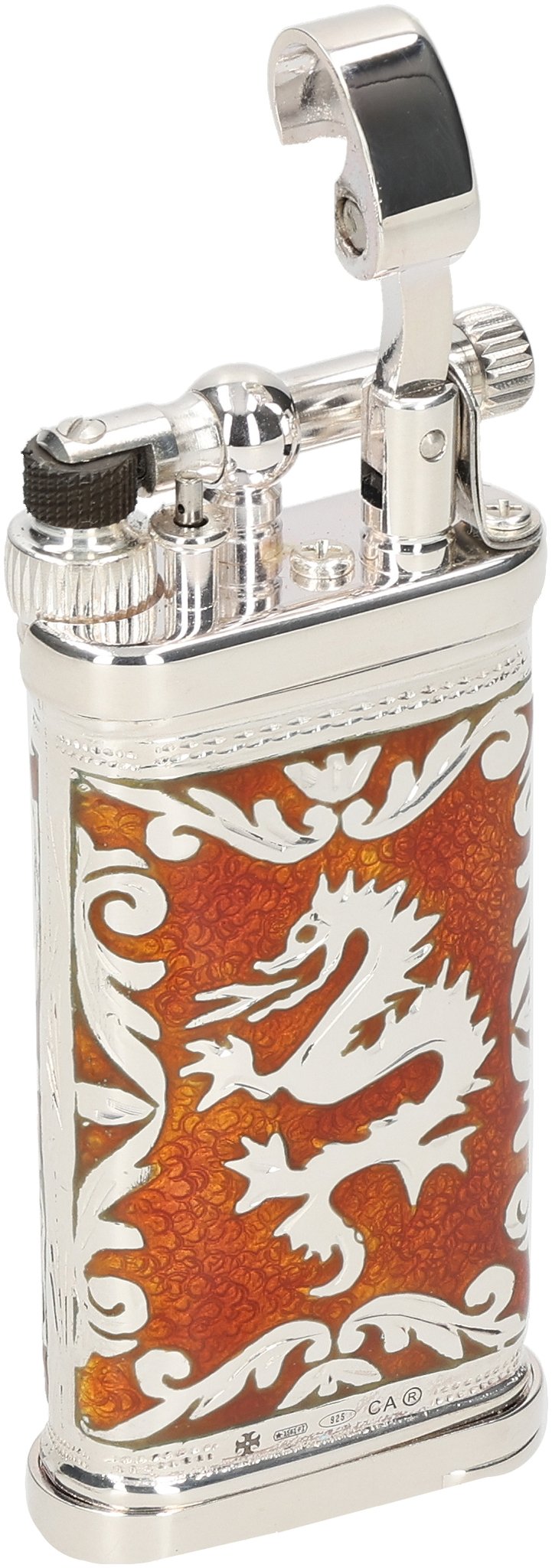 Doubleside Dragon Emaille rot 06