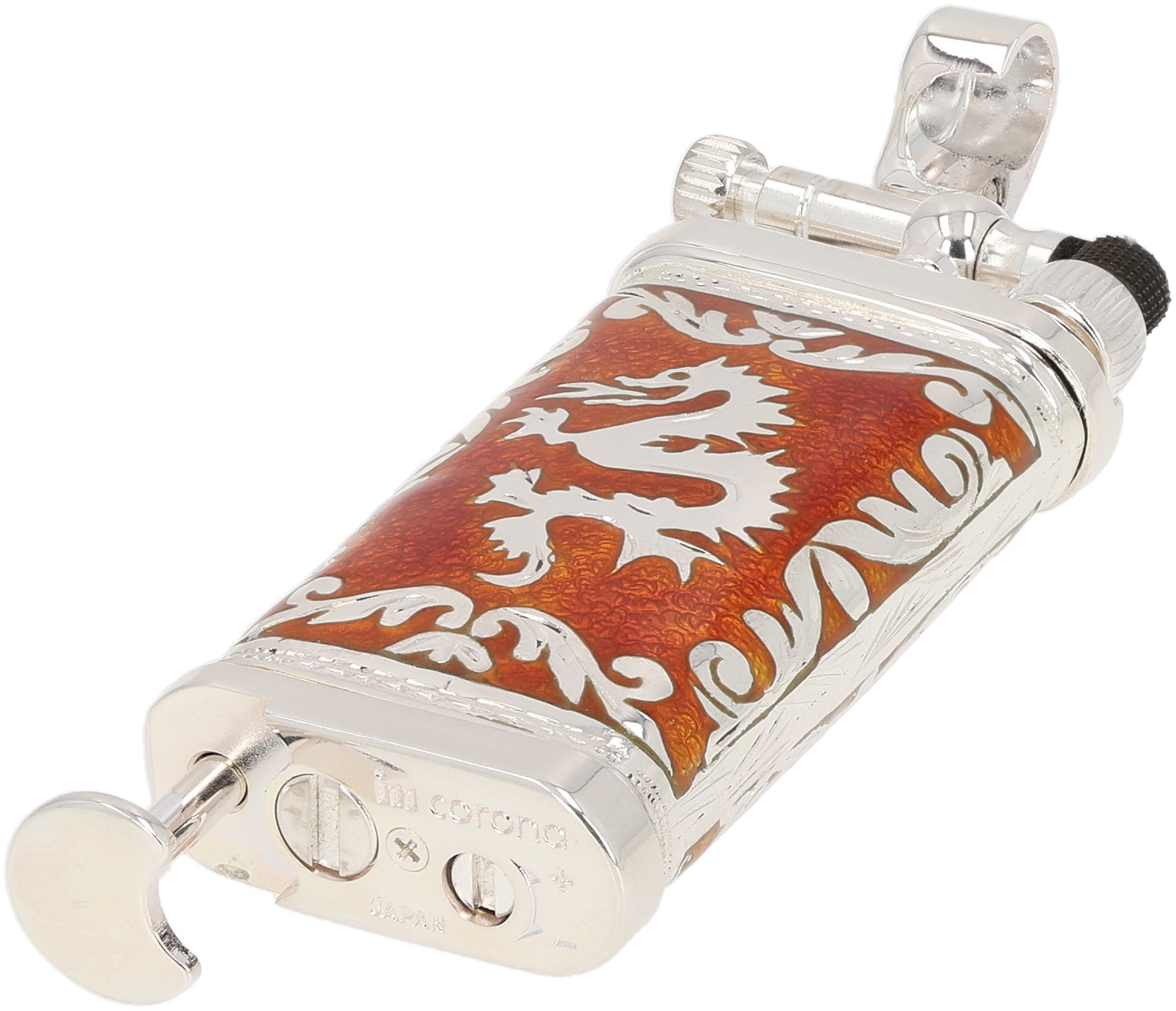 Doubleside Dragon Emaille rot 07