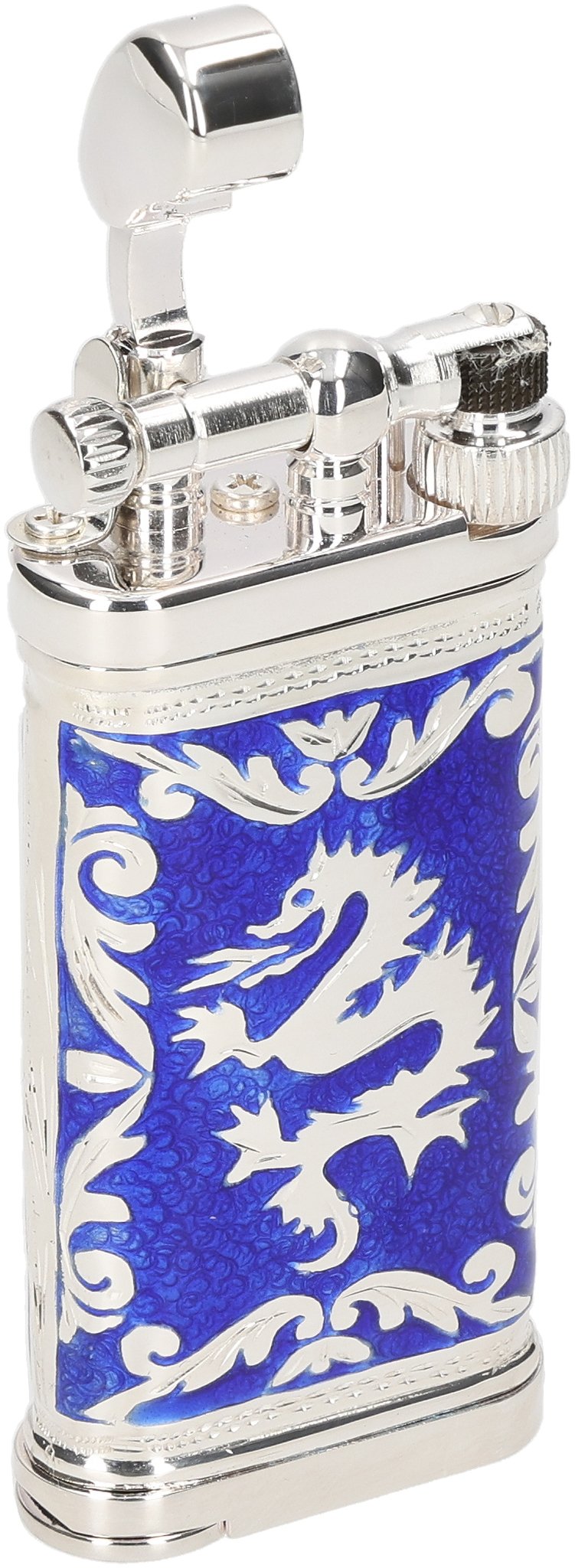 Doubleside Dragon Emaille royalblau 04