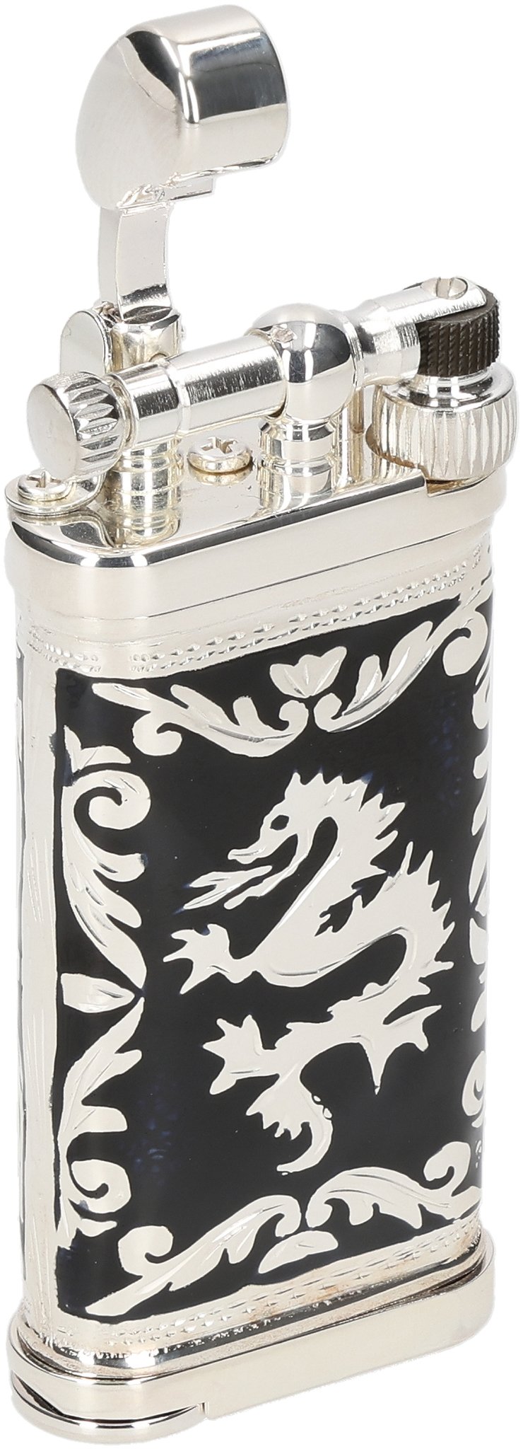 Doubleside Dragon Emaille schwarz 0