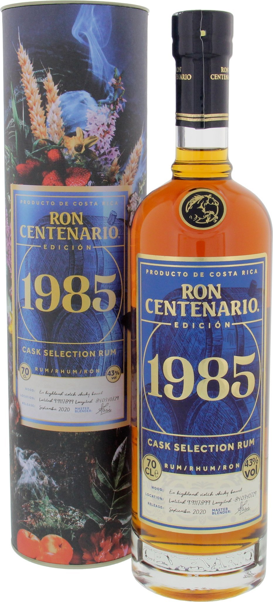 Ron Centenario Edicion 1985 (0,7 l / 43 % vol.) Flasche mit Verpackung