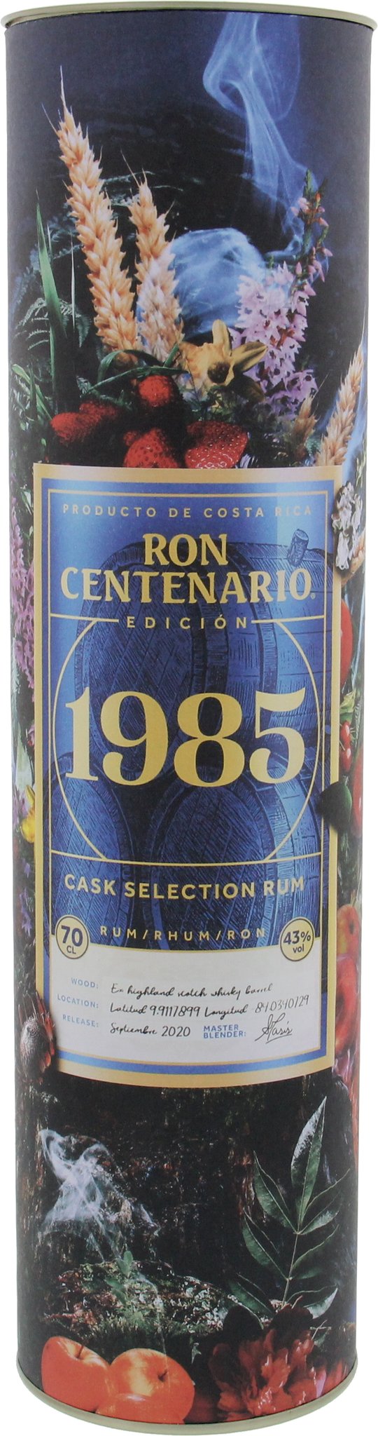Ron Centenario Edicion 1985 (0,7 l / 43 % vol.) Verpackung