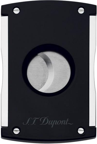 S.T. Dupont MAXIJET Cigarcutter Chrome Laquer Schwarz (003265) Ausstellungsstück