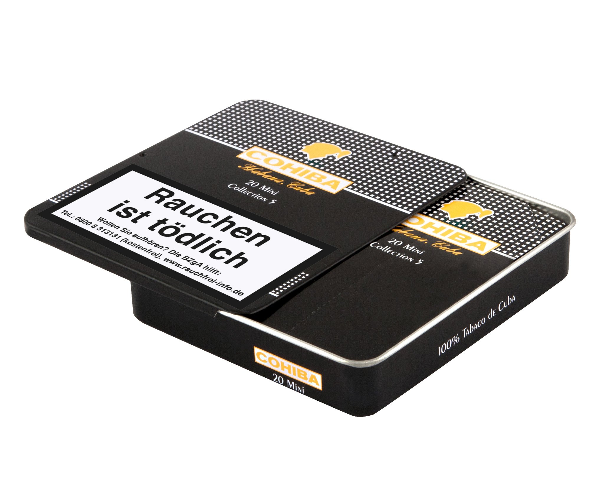 Cohiba Cigarillos Mini Collection 5 offen