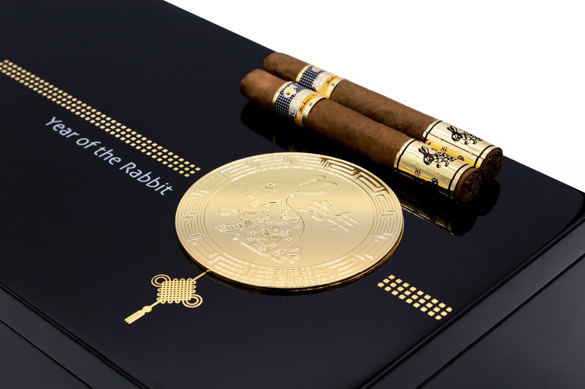 Cohiba Zigarillos Short Year of the Rabbit Gold Plated (88er)_05