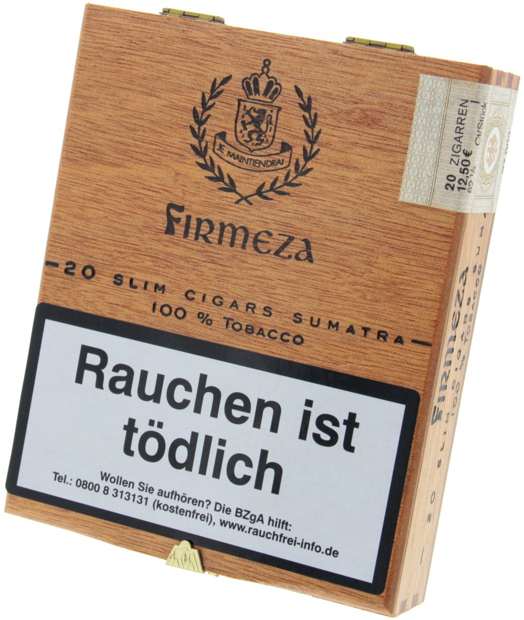 Firmeza Cigarillos 100% Tobacco Slim Cigars Sumatra (16001) Kiste
