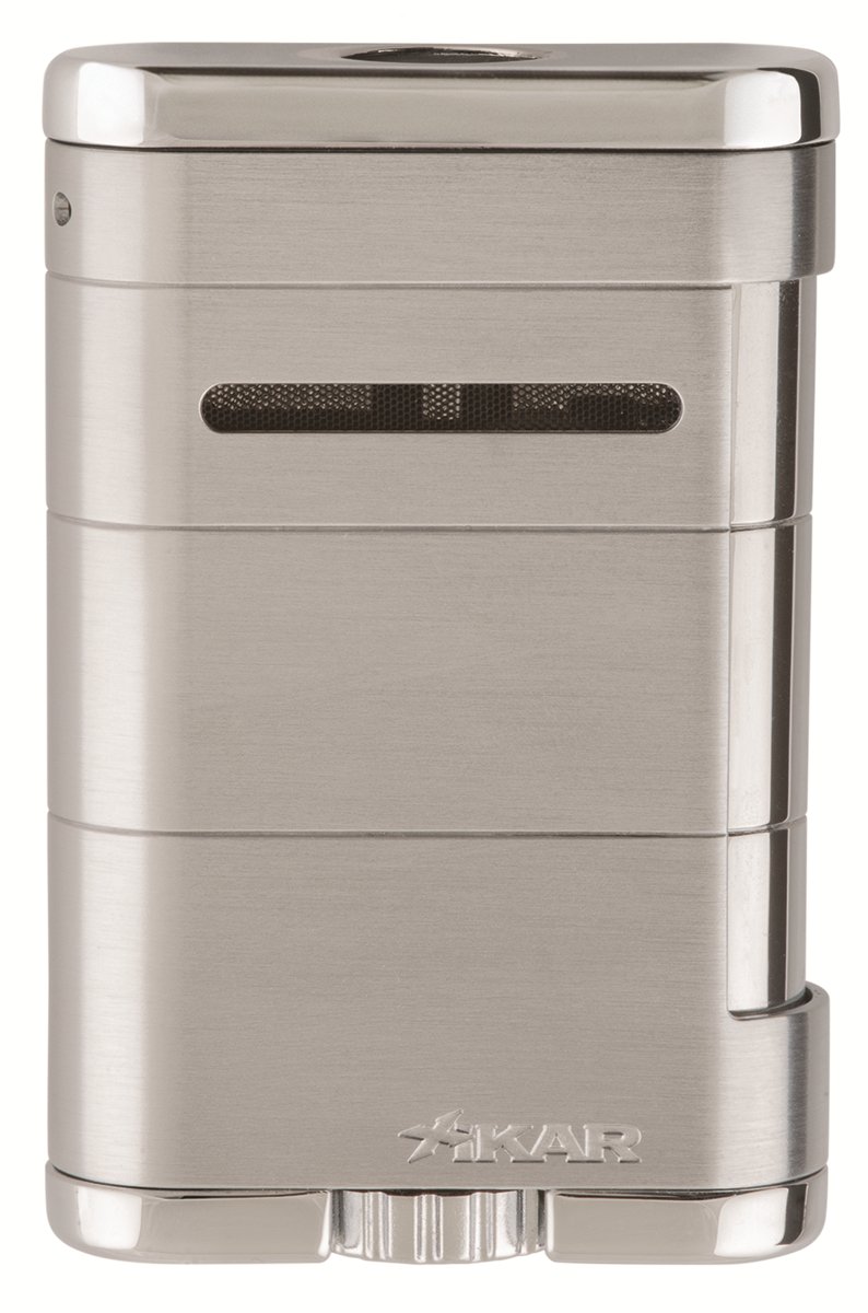 Xikar XTX Triple Jetflame Tischfeuerzeug Silber (530SL)