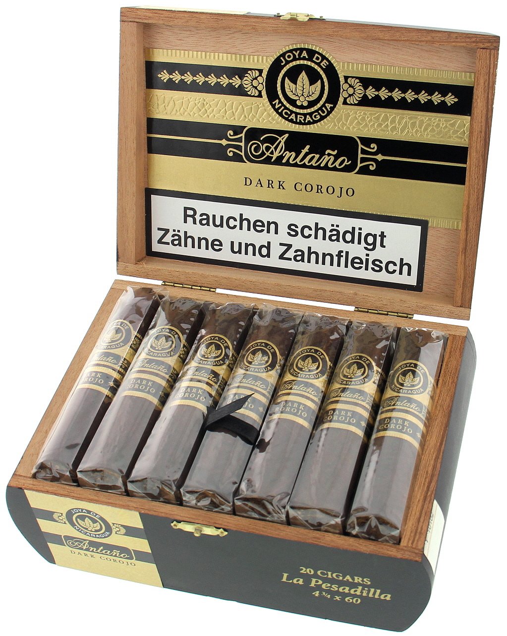 Joya de Nicaragua Antaño Dark Corojo Pesadillas (Belicoso) Kiste offen