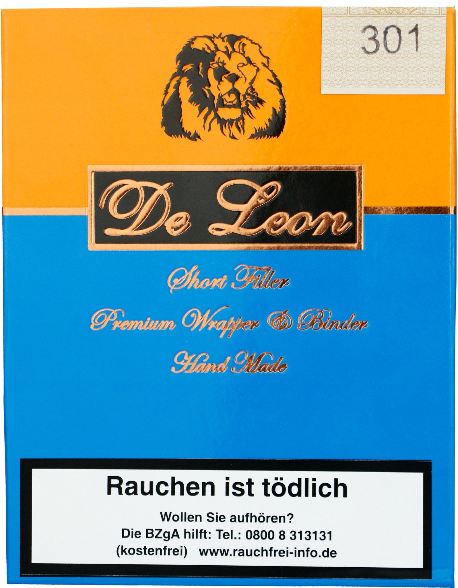 De Leon Zigarren Shortfiller Robusto (5er Packung)_02