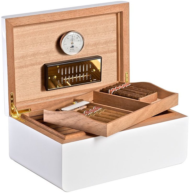 Adorini Carrara Deluxe Large hochglanz weiss (1779) offen 2