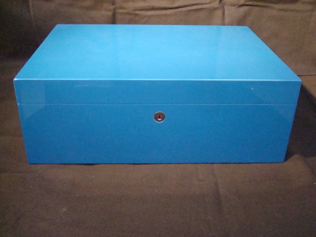 Siglo XL Humidor Blau mit CigarSpa