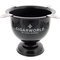 Stinky Ashtray Color Cigarworld Schwarz (mit 4 Ablagen) Vorderseite