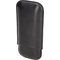 3er Leder schwarz Etui