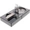 Classic Zigarrenascher schwenkbar carbon finish (524303) offen