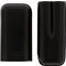 Davidoff Kalbsleder Zigarrenetui R-2 schwarz Classic (31526) offen