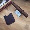 Les Fines Lames Cigar Stand Chrom mit Lederetui (burgund) Detailbild