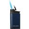 Carbondesign blau Flamme