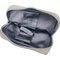Guy Janot Pfeifentasche 2er grey Saffiano (6520) offen