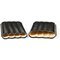 Martin Wess Sonderposten (SPECIAL DEAL) 4er Corona SCHWARZ (MW X 4 BK) offen Detailbild