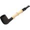 Stanwell Bamboo schwarz sandgestrahlt Mod. 107 (30023457)