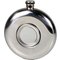 Classic Taschenflasche Edelstahl poliert rund mit Faltbecher 300 ml (725931)
