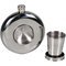 Classic Taschenflasche Edelstahl poliert rund mit Faltbecher 300 ml (725931) Detailbild