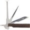 Angelo Pfeifenbesteck Holz braun/chrome 3teilig (330270)
