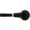 Anton Pipes Pfeifen Small Black sandblast Maple (Ahorn) Draufsicht