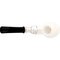 CPW Pipes Freehand Meerschaumpfeifen Bent Bulldog Nr. 45 rustiziert